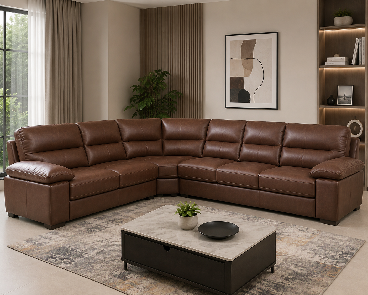 Modern Living Room Corner Set